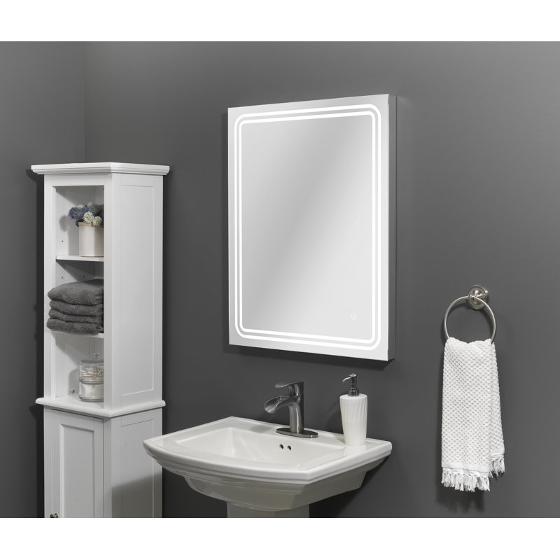 Miroir à del 24" x30" , anti-brouillard
