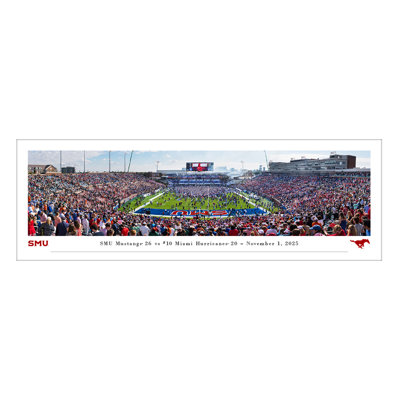 SMU Mustangs Football - Unframed