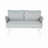 Steel Loveseat And Table-2083894305-2083894316