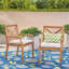 Chaise de salle à manger Perla, 2 pièces avec 2 coussins crème, pour cour, bord de piscine, jardin-683292533-683292532