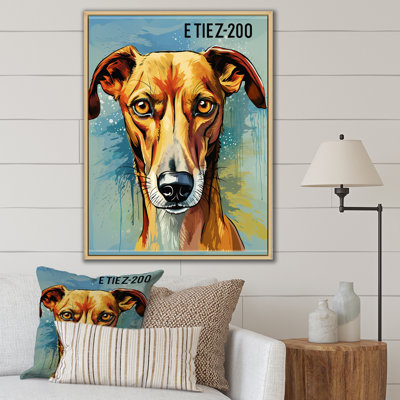 " Retro Illustration Of Courteous Dog I "