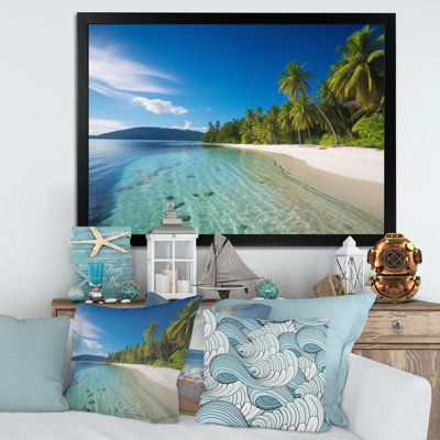 Ocean Blue Paradise - Modern Beach Wall Art