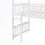 Lit mezzanine simple gris avec glissade-667752441