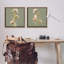 "Classic Blooms On Green" par Liz Jardine, 2 pièces sur toile-826513300-826513301