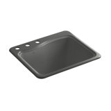 River Falls Metal Rectangular Drop-In Bathroom Sink