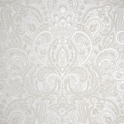 StrattfordAres 10.05m x 53cm 3D Embossed Metallic Finish Wallpaper Roll