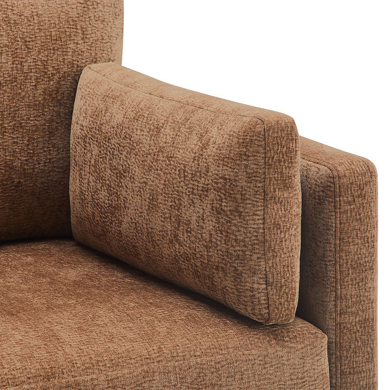 Chaise avec accoudoirs Chios, Brown