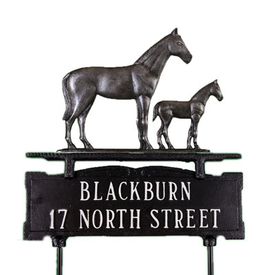 2-Line Lawn Address Sign