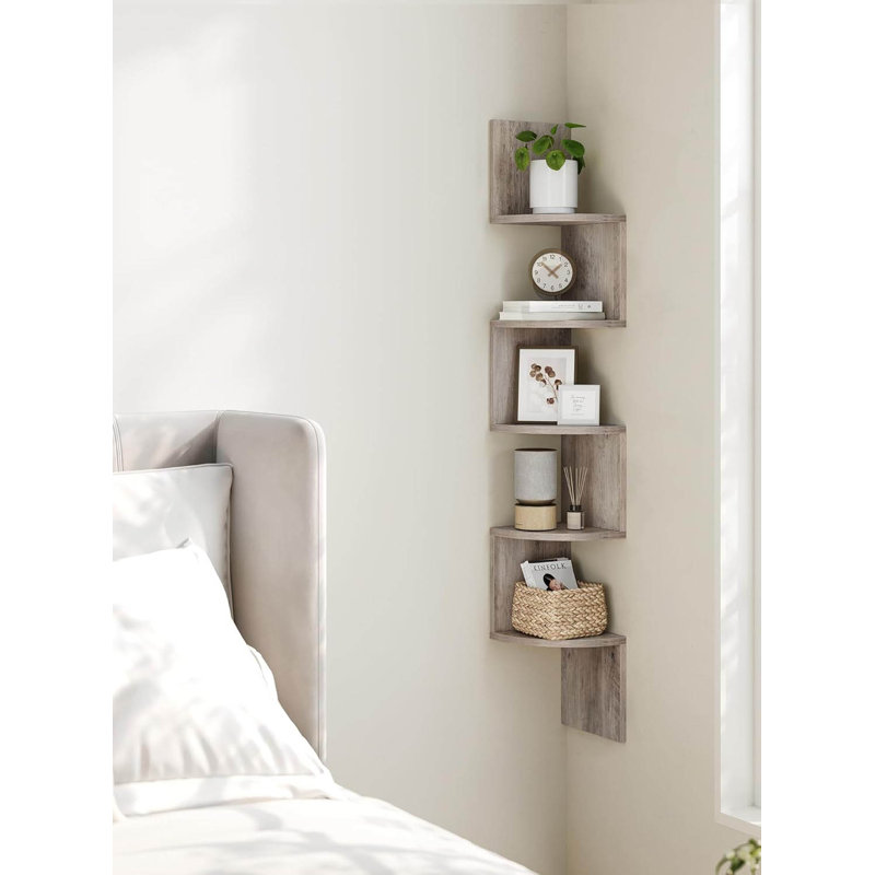 Corner Shelf, Greige