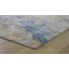 Tapis beige / bleu en laine tissé à la machine Berget-2003054420
