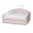 Mitsugu Modern Full Size Velvet Fabric Daybed in Pink, 45.73'' H X 81.33'' L X 58.88'' W -1285599511
