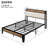 Platform Dangelo With Boucle Headboard, Storage Shelf And Built In Charging, Sturdy And Quiet-819790555