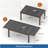 63"-92" Extendable Aluminum Outdoor Dining Table