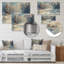 «White Winter Winter Road Into Forest I - Winter Landscape Wall Art Living Room»-815458456-815458461