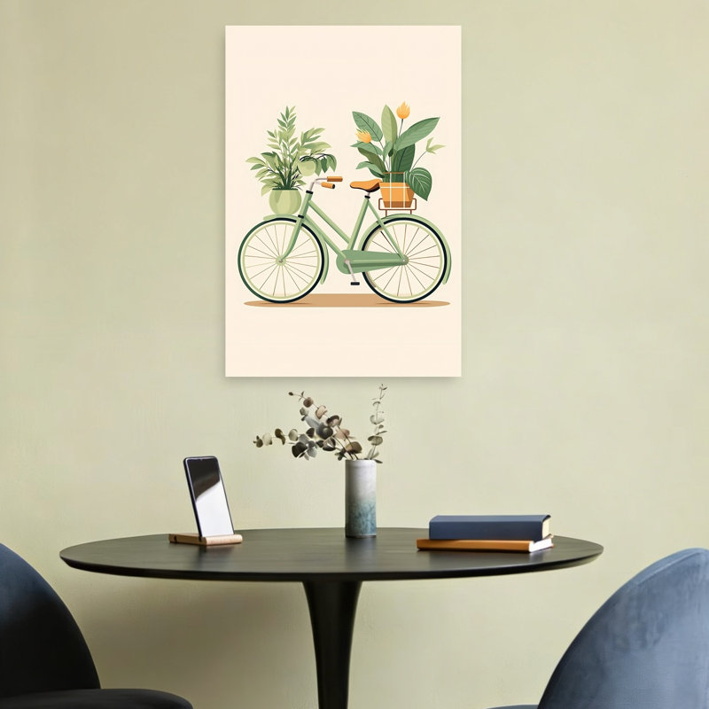 Impression d'art mural botanique contemporain, 24" H x 16" W