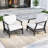 Solid Wood Teak Outdoor Lounge Chair With Cushion And Arms-114983509-114983515