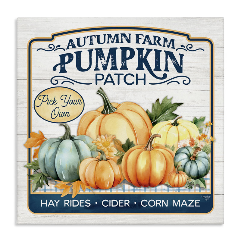 «Autumn Farm Pumpkin Patch» par Martin Podt, H 30 po x l 30 po