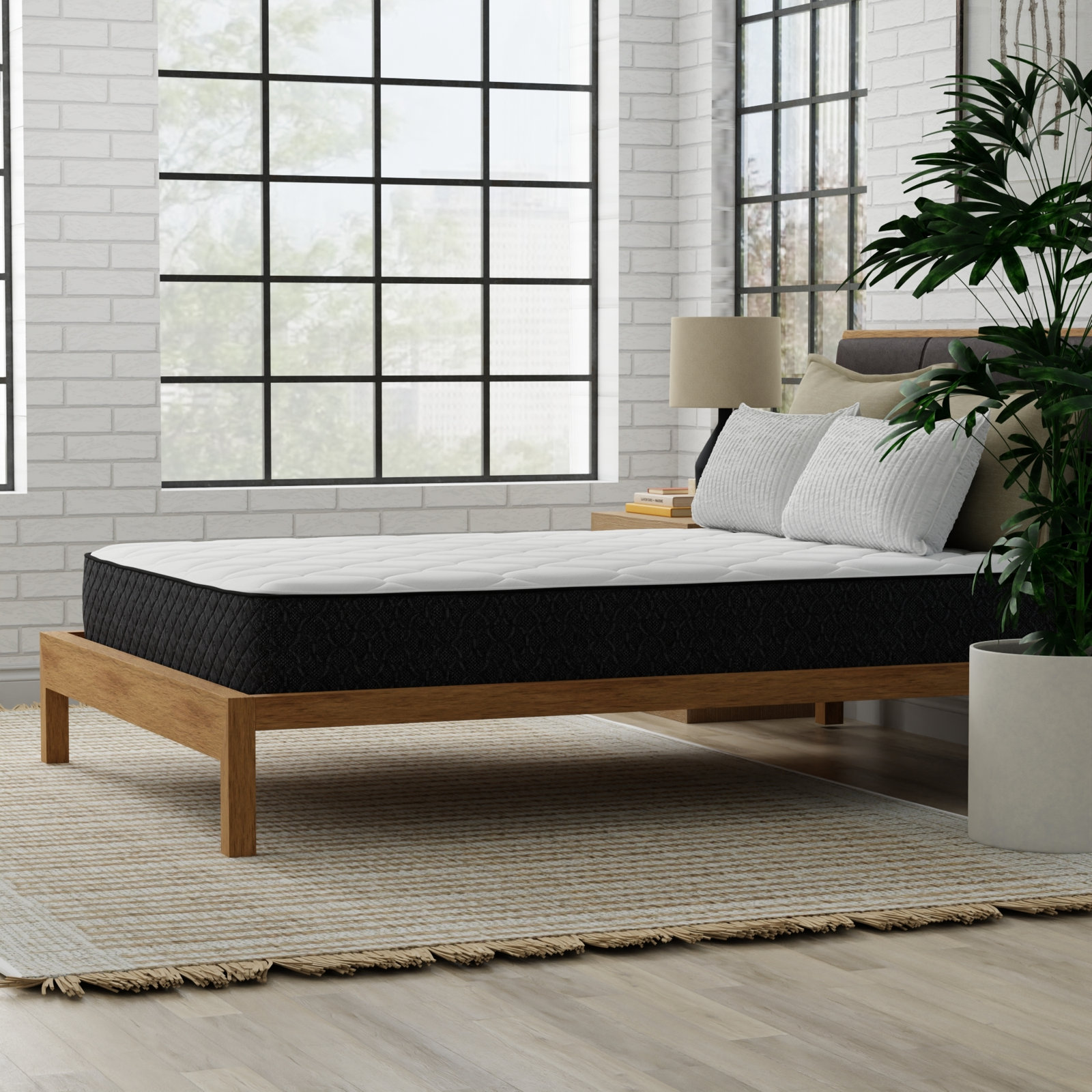 12" Medium Pillow Top Hybrid Mattress, 10'', Queen