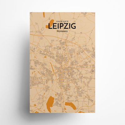 Art graphique de la carte de la ville