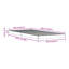 Floor Bed Frame Solid Pine Wood-870508112-870508138