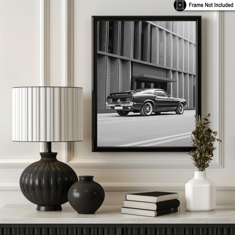 Voiture dans la rue, Unframed, Poster, 11"H x 14"W