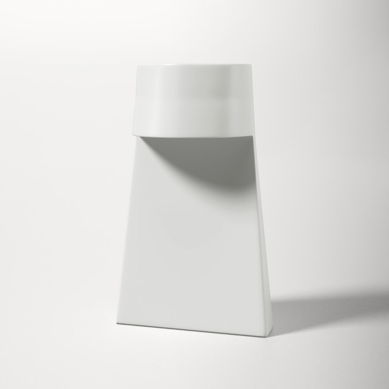Percy Ceramic Novelty Lamp, Matte White