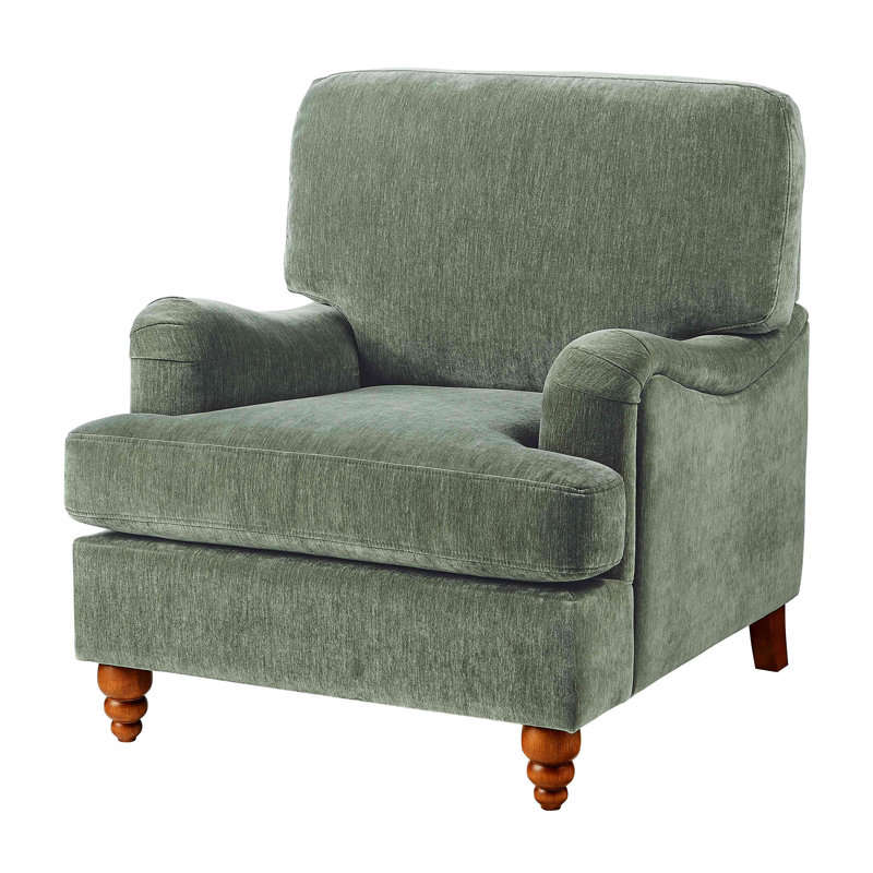 Fauteuil en tissu, Sauge
