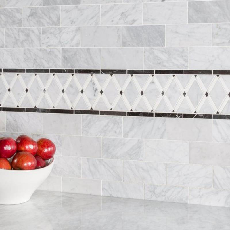Bianco Carrara 3" x 6" Marble Tile