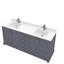 Meuble-lavabo de salle de bain 72 po Ayna Decors Maya