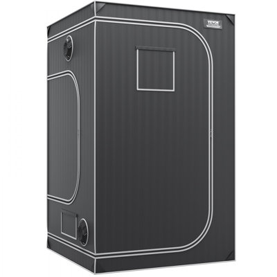 4x4 Grow Tent, 48'' x 48'' x 80'', High Reflective 2000D Mylar Hydroponic Growing Tent
