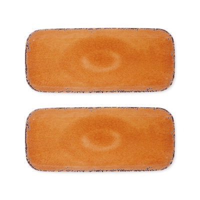 2-Piece Crackle 15" Tray