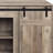 Gray-Washed Tv Stand With Doors And Drawers, Accommodates 50 - 59 Inch Tvs, Rustic Style, Composite Wood, Stylish Gray Washed Finish Chest, Holds Barn Door,