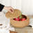 Round Rattan Boxes with Lid