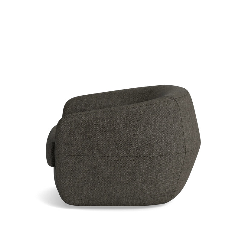 Elaine Swivel Chair, Performance Weave - Onyx