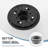 Shower Drain Base Flange With Adjustable Threaded Adapter and Rubber Coupler