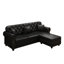 Canapé rembourré en similicuir Lethmoss Mid-Century-130715474-130715477-130715481