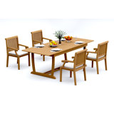 Sack Outdoor Teak Dining Set