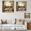 Vue imprenable sur la Tour Eiffel II sur toile-88556974