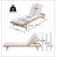 Chaise longue avec coussin Mall Mall
