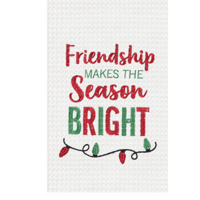 Serviette de cuisine Friendship Makes Season