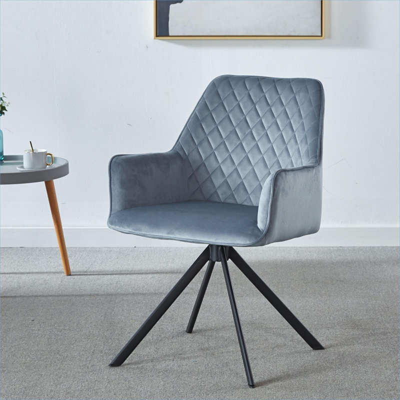 Chaise de bureau ergonomique classique sans accoudoirs Classic Blue Modern