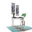 Bureau en MDF Madison / chrome Madison