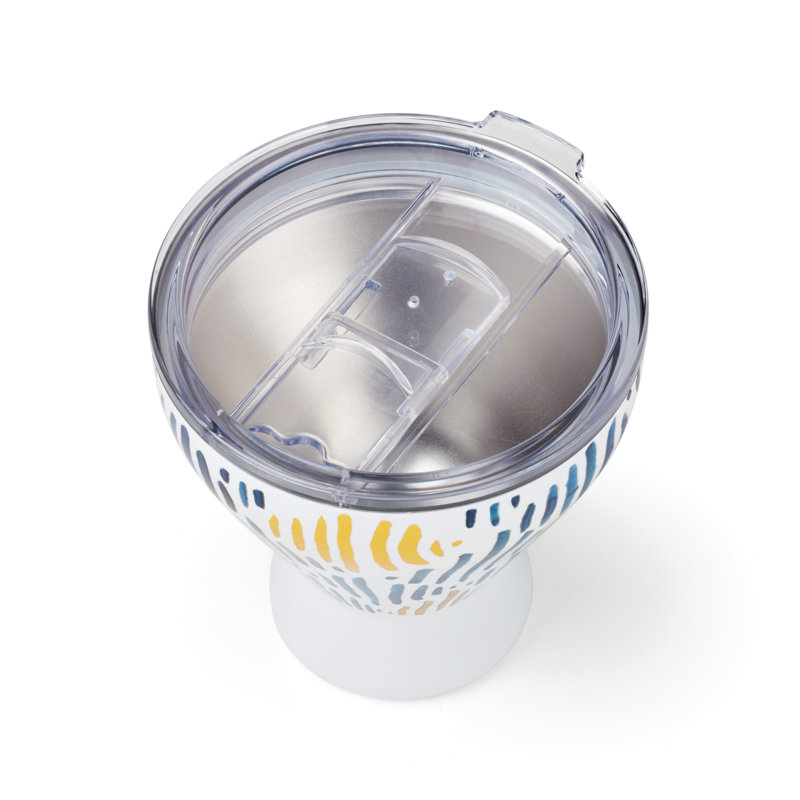 Blue Bay Stainless Steel Cocktail Tumbler, Ikat