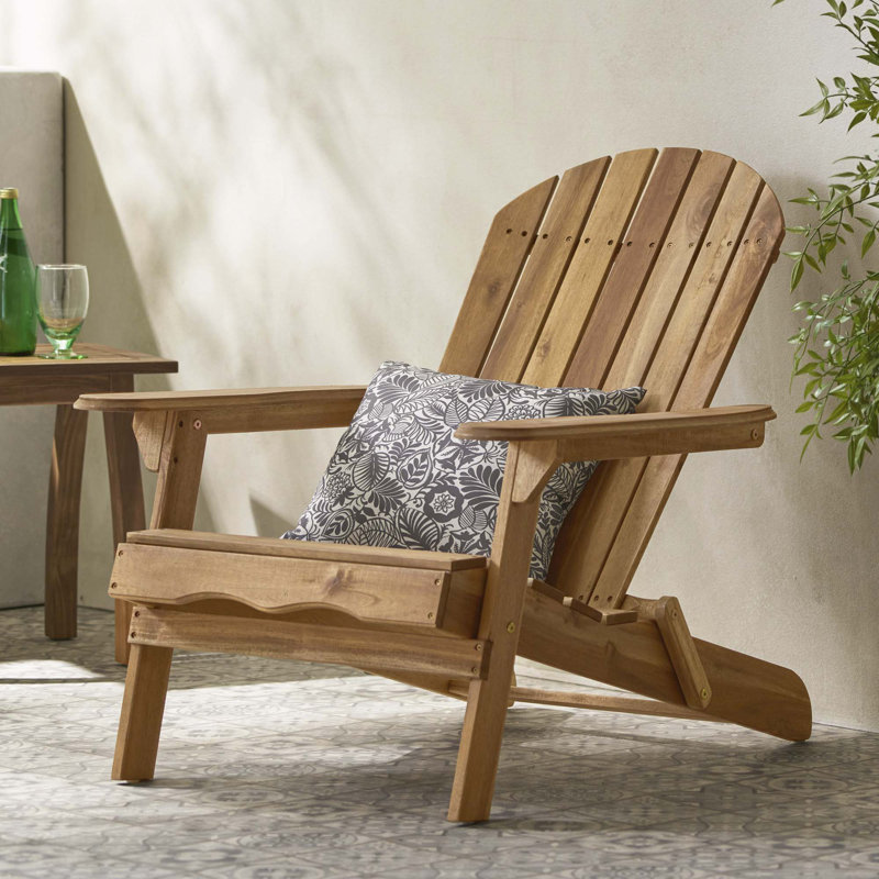 Malibu Adirondack Chair, Natural Stained