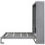 Grand lit escamotable, gris