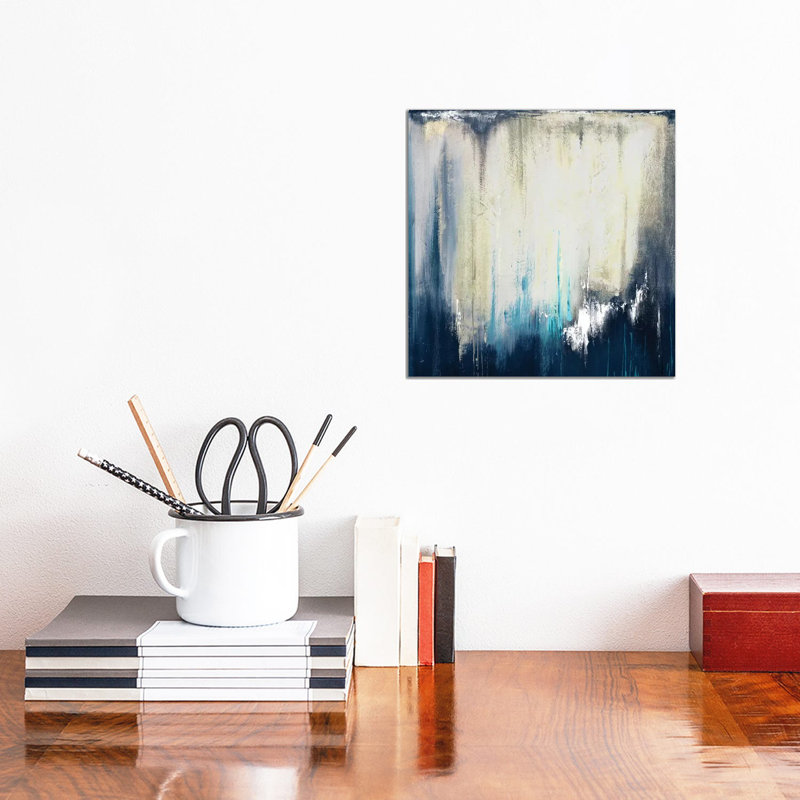 Blue Illusion II by Patricia Pinto - Wrapped Canvas Print, 30.48 cm H x 30.48 cm W