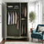 3 Door Manufactured Wood Wardrobe-2146338797