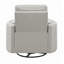 Fauteuil inclinable et oscillant en faux cuir Sagen