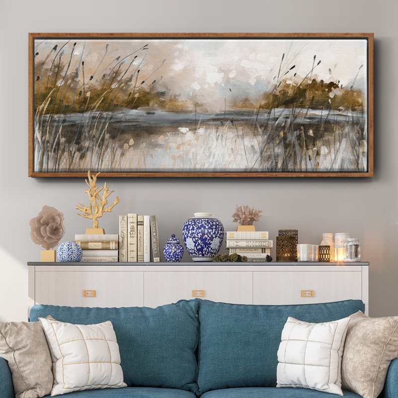 «Honeybloom Lake Views», toile encadrée, H 8 po x l 20 po