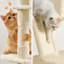 Cat Tree with 13 Scratching Posts, Multi-Level Plush Cat Condo-1404518854